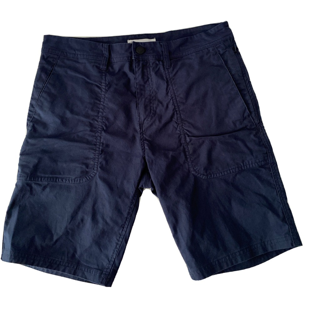 Backcountry Mens Casual Chino Shorts Dark‎ Blue Size 30